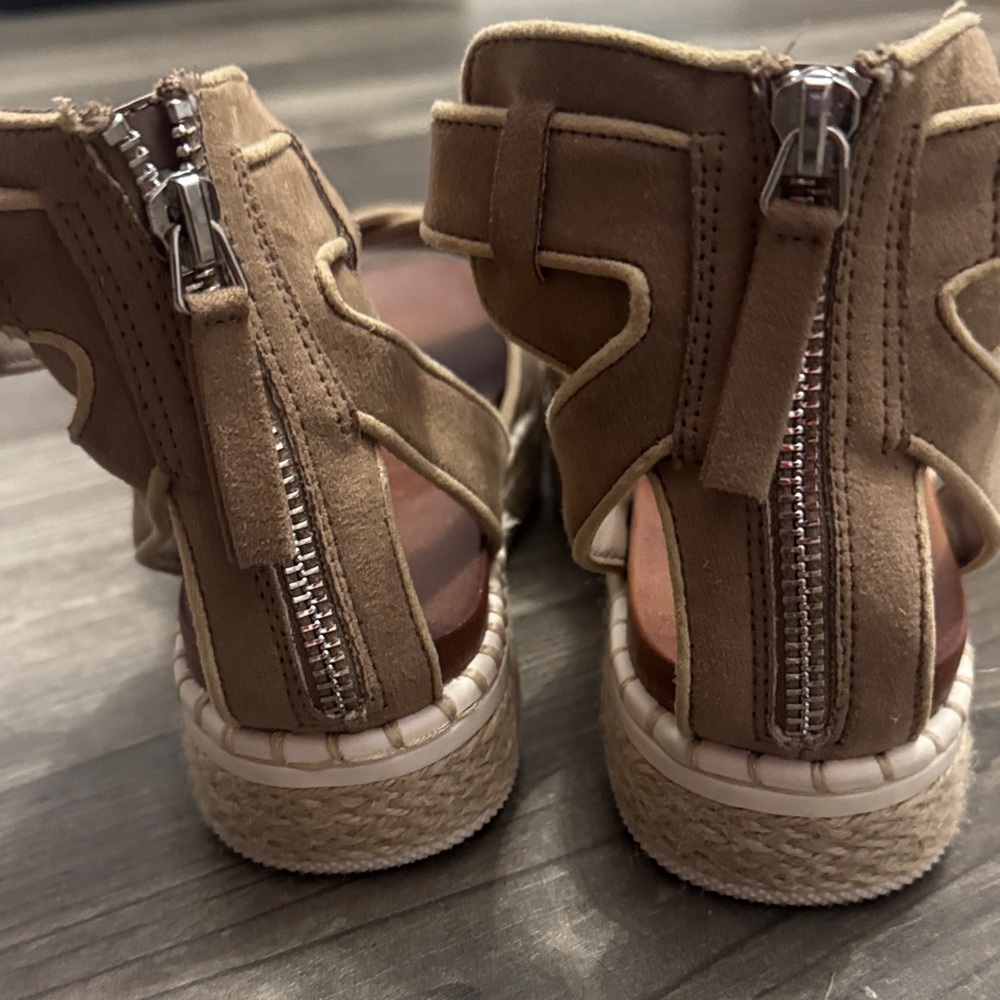MIA Women's Brown Espadrille Sandals 7.5 - Picture 6 of 9